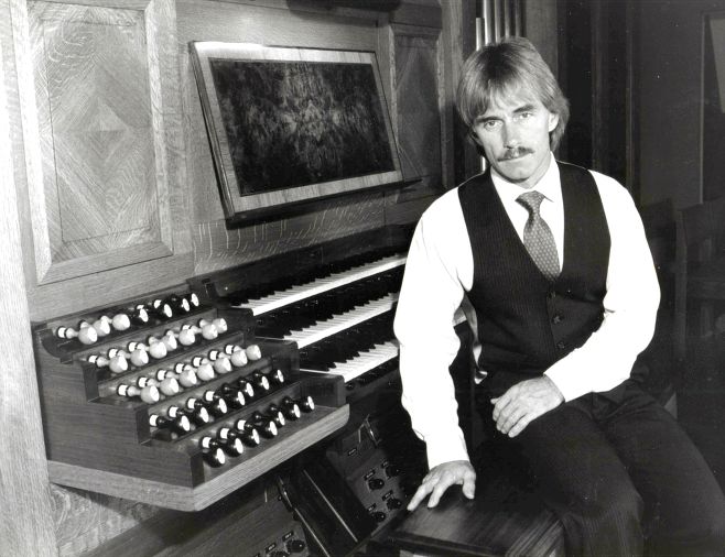 David Britton at Rosales organ of Trinity Cathedral, Portland OR